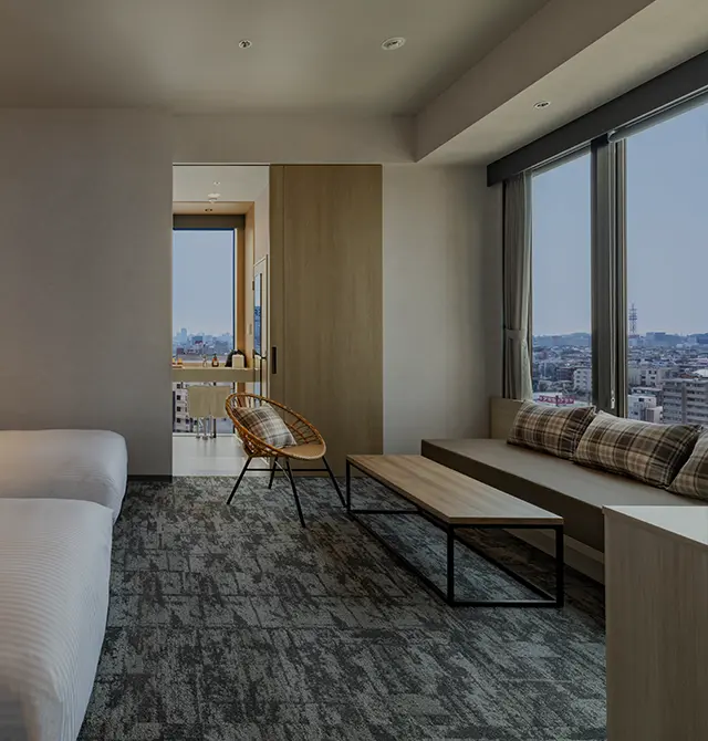 숙박 스타일을 선택할 수 있는 다채로운 객실 타입