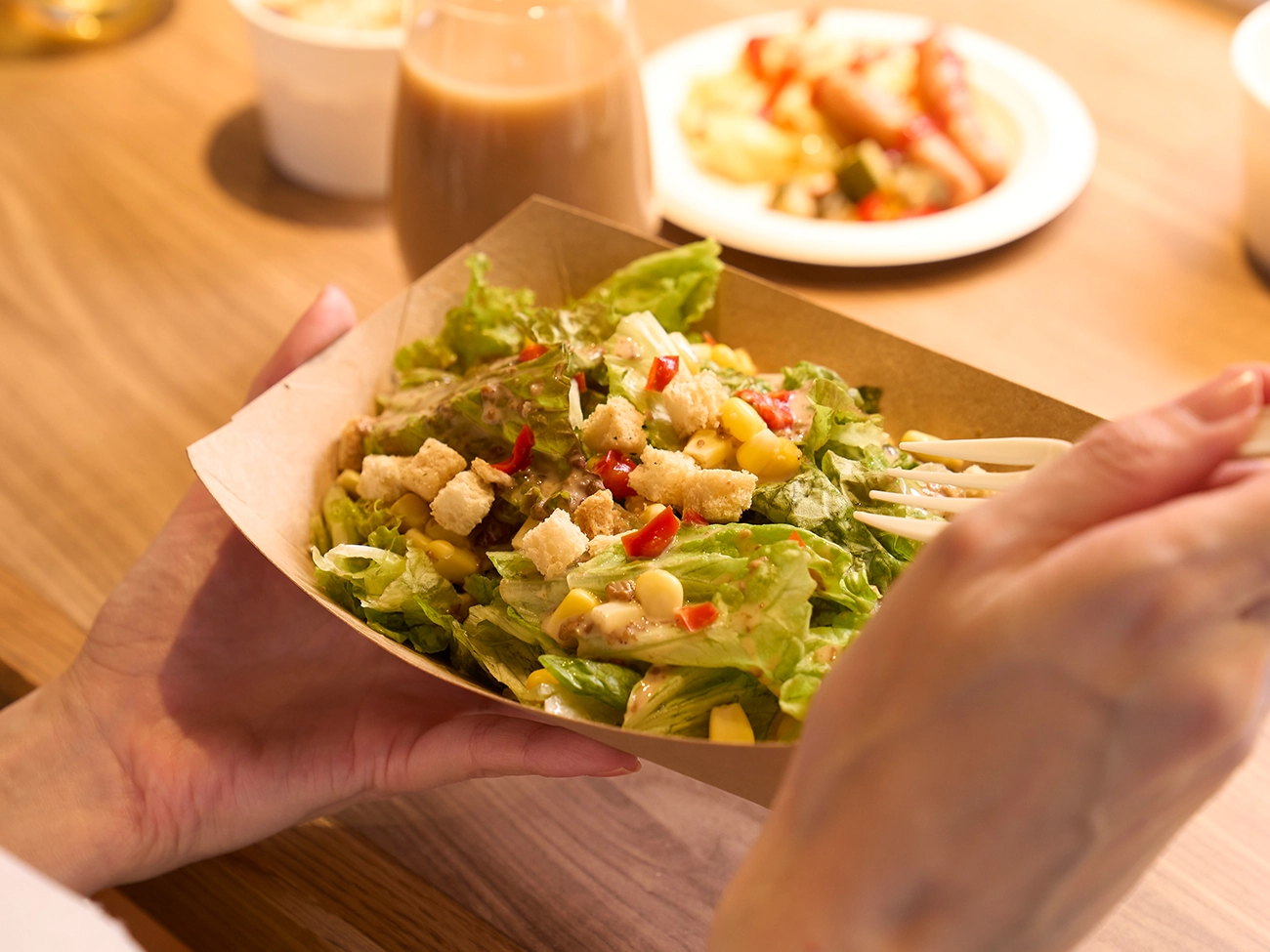 가벼운 아침 식사 예