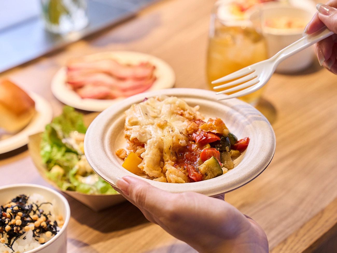 가벼운 아침 식사 예