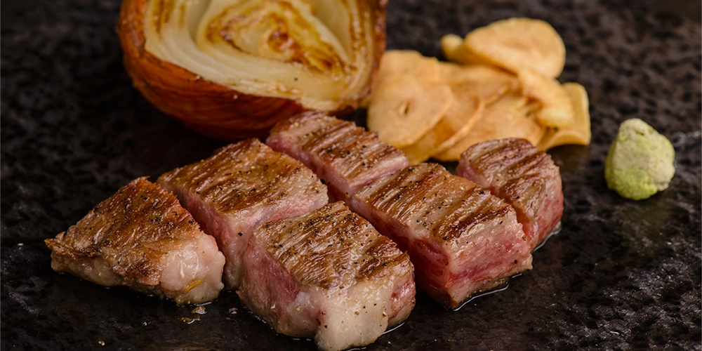 Ginza Steak 최고위 A5 흑모 일본소