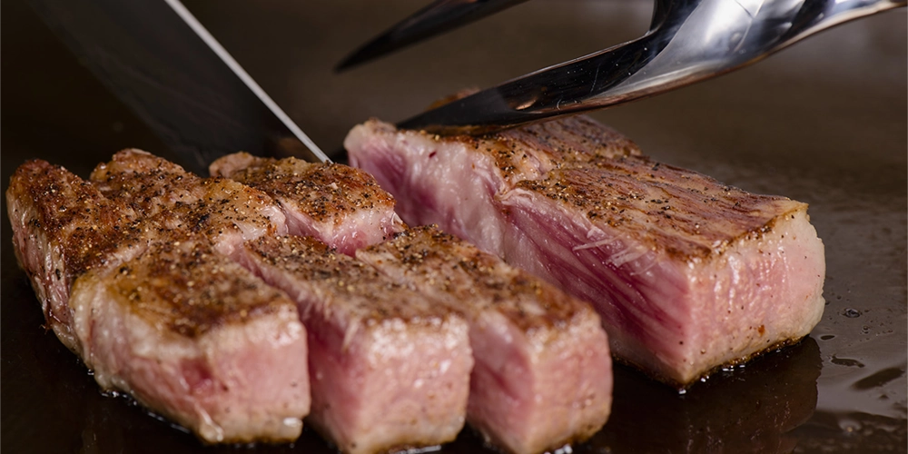 Ginza Steak 최고위 A5 흑모 일본소