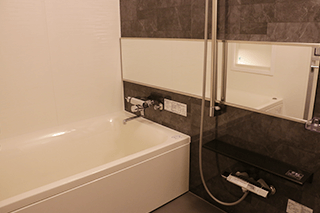 느긋한 독립형 욕실 및 욕조